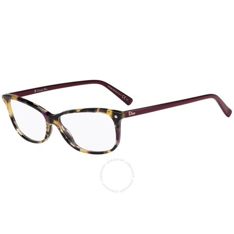 Dior Rectangular Ladies Eyeglasses CD3271 0LBV 55 